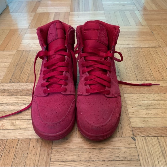 Air Jordan 1 Retro High BG 'Red Suede' - Picture 1 of 5